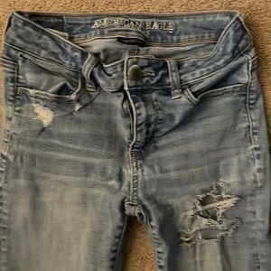 American Eagle Ne(x)t Level Patched Hi-Rise Jegging